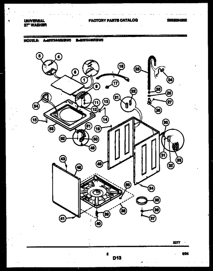 Diagram for MWX445MBWD0