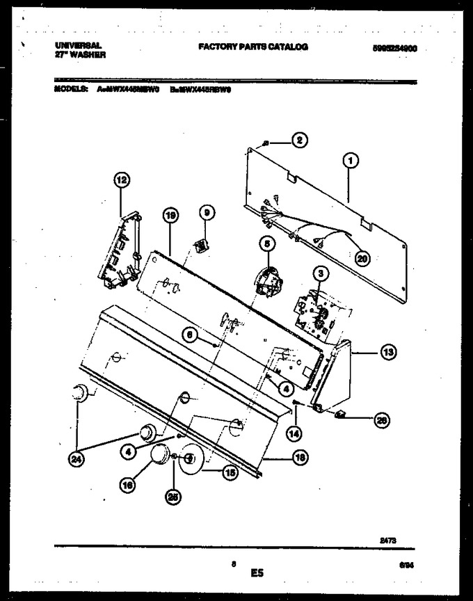 Diagram for MWX445MBWW0