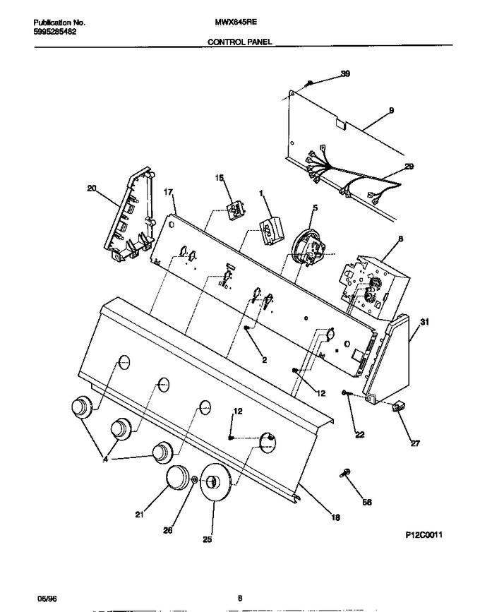 Diagram for MWX645RES0