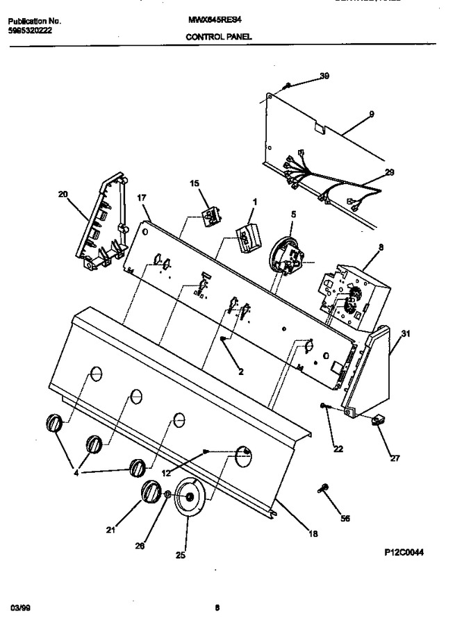 Diagram for MWX645RES4