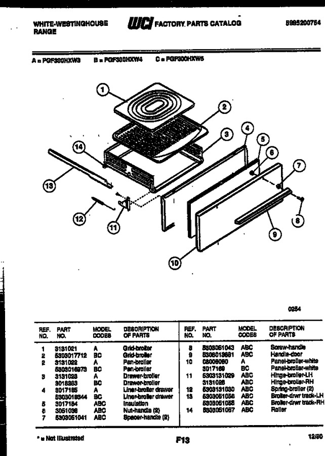 Diagram for PGF300HXW4