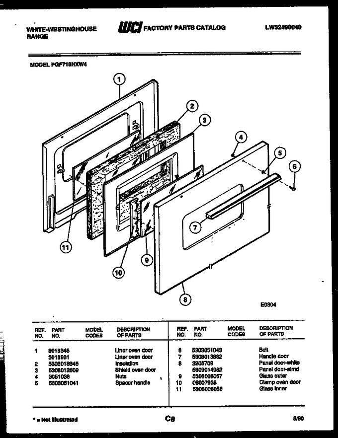 Diagram for PGF716HXW4