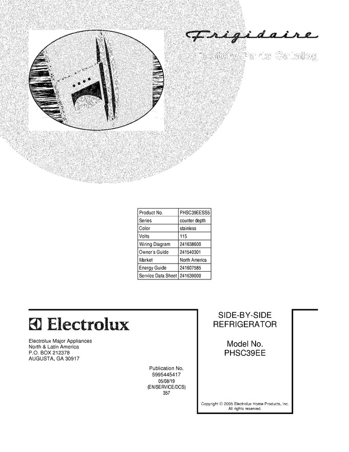 Diagram for PHSC39EESS5