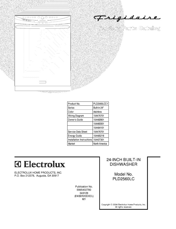 Diagram for PLD2560LCC1