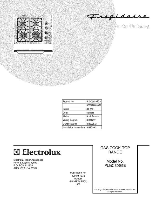 Diagram for PLGC30S9ECA