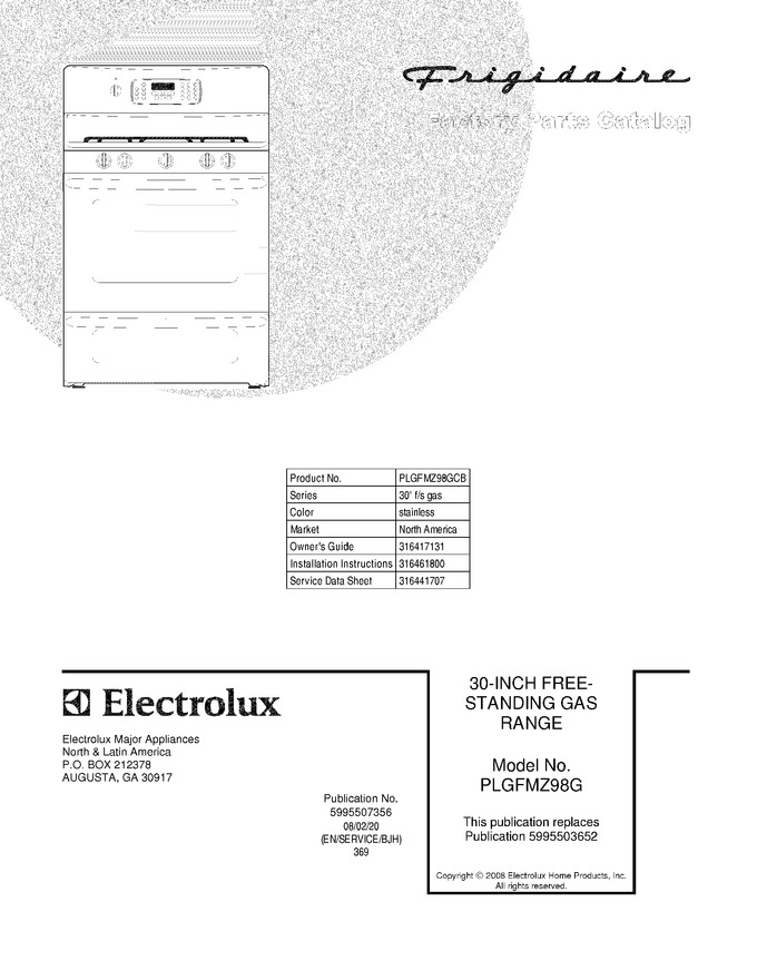 Diagram for PLGFMZ98GCB