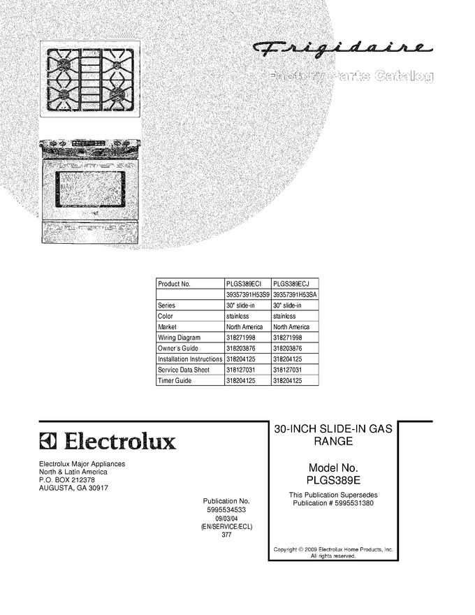 Diagram for PLGS389ECJ