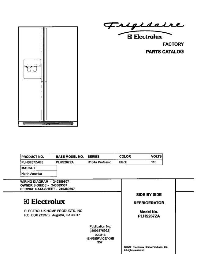 Diagram for PLHS267ZAB5