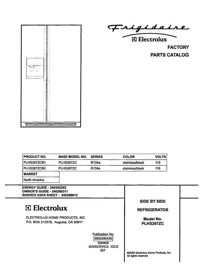 Diagram for PLHS267ZCB2