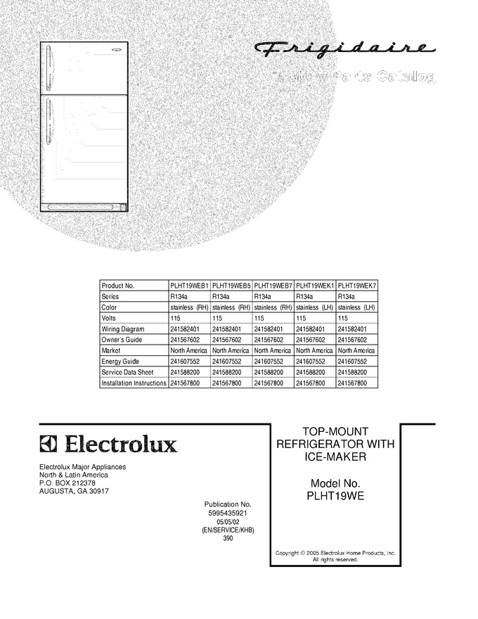 Diagram for PLHT19WEB7