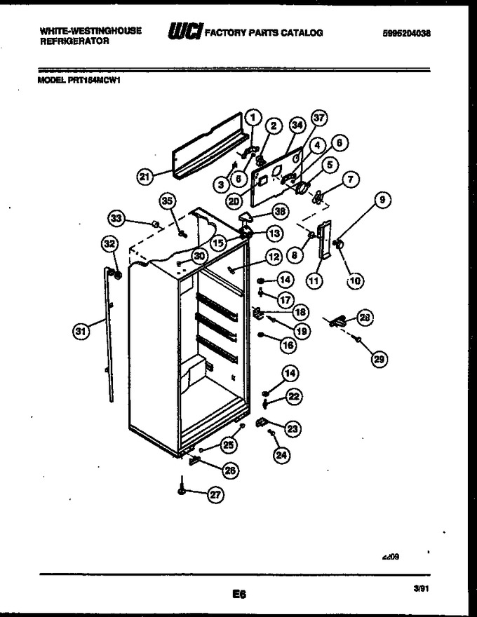 Diagram for PRT154MCW1