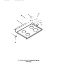 Diagram for 06 - Cook Top, Surface Units, Drip Pans