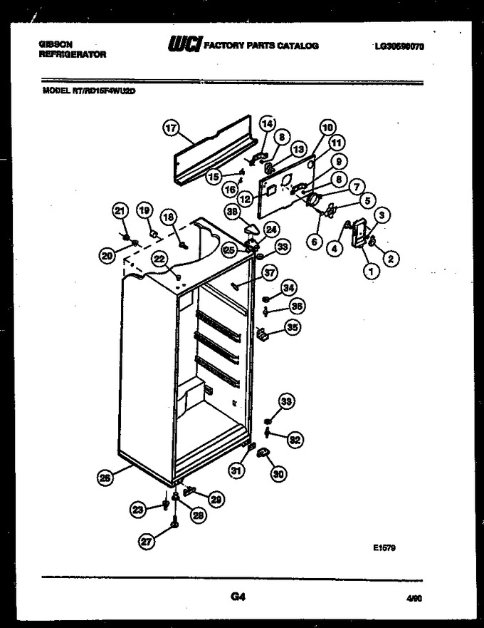 Diagram for RT15F4WU2D