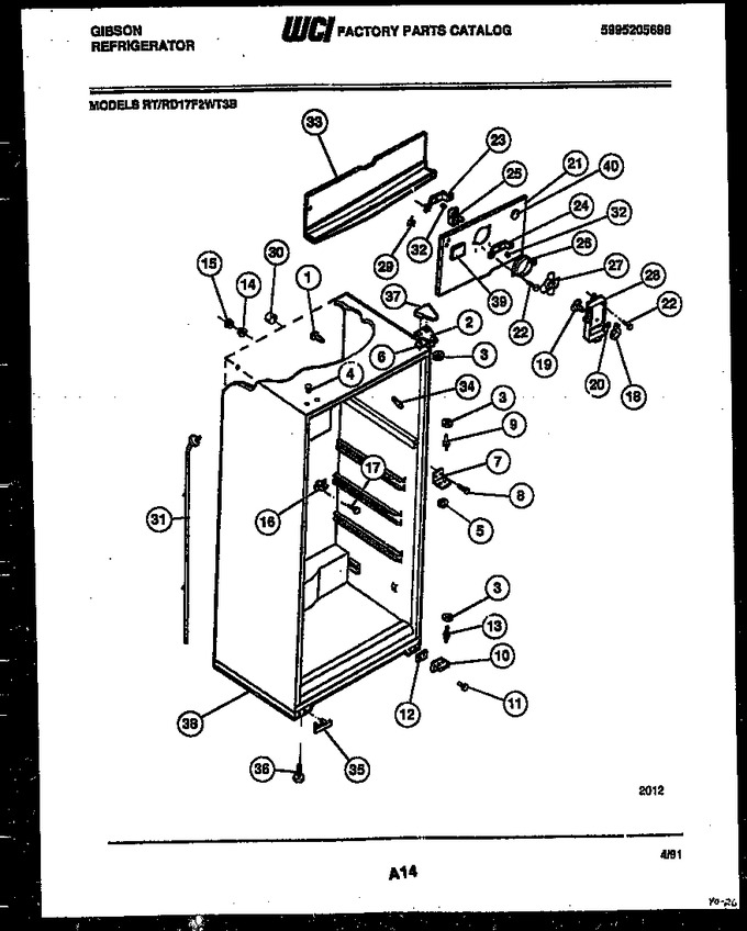 Diagram for RD17F2WT3B