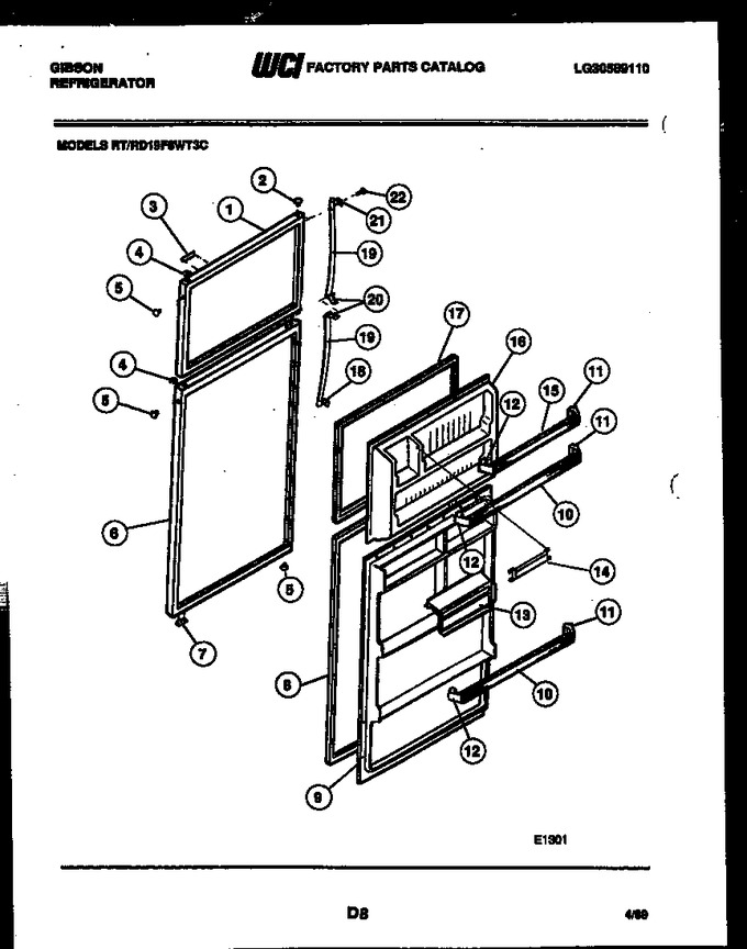 Diagram for RD19F8WT3C