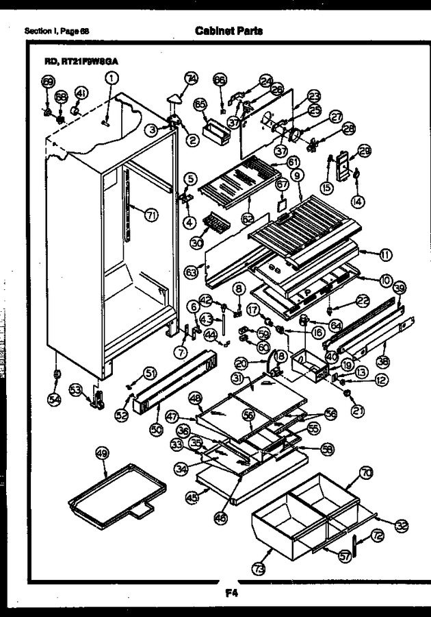 Diagram for RD21F9WSGA