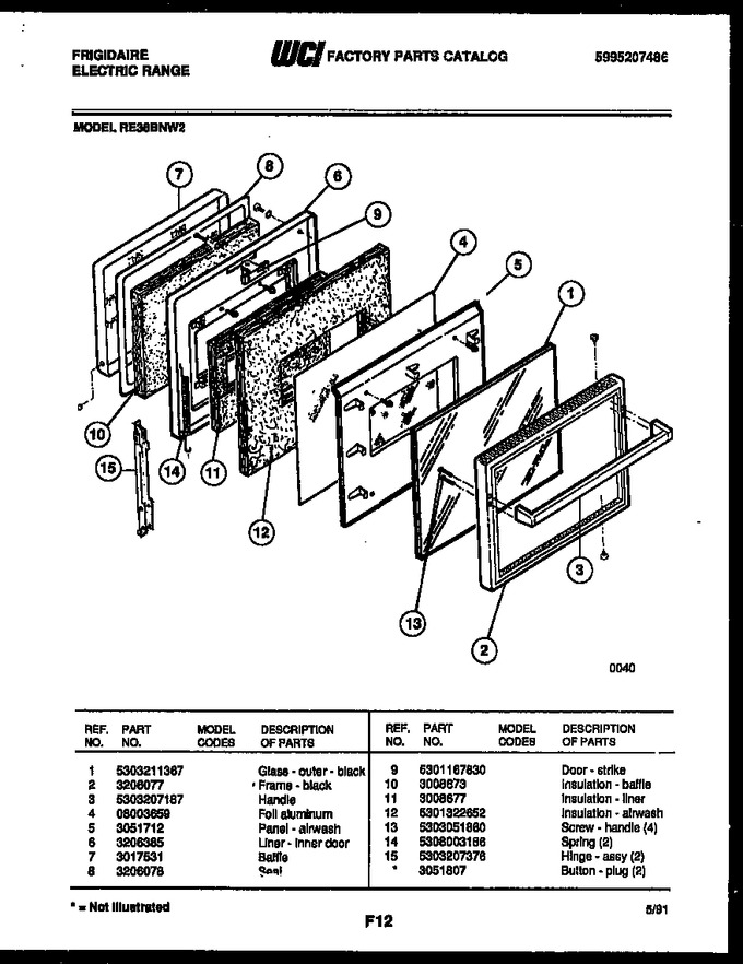 Diagram for RE36BNW2