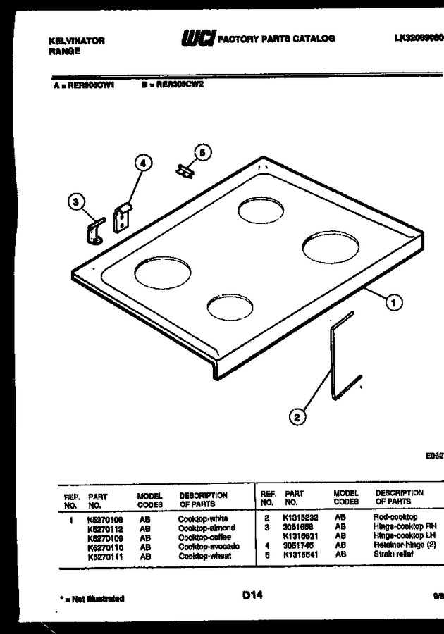 Diagram for RER305CW2