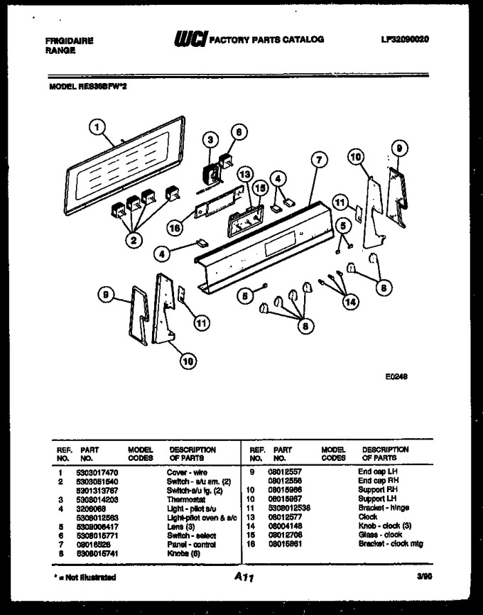 Diagram for RES36BFW2