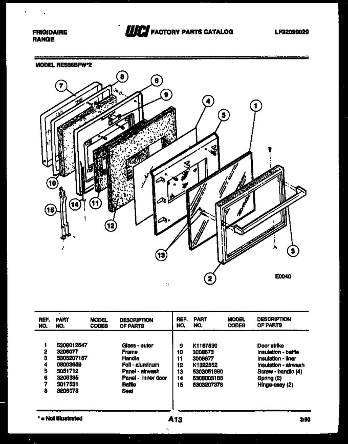 Diagram for RES36BFW2