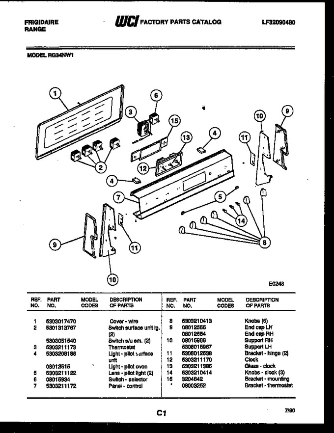 Diagram for RG34NW1