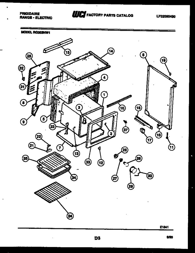 Diagram for RG36BNW1