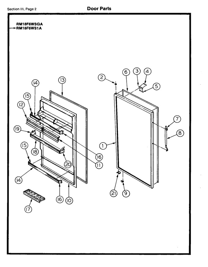 Diagram for RM18F6WS1A