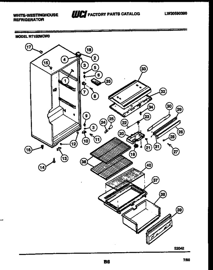 Diagram for RT150MCW0