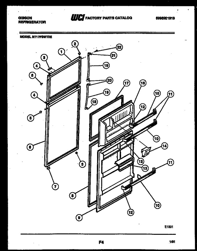 Diagram for RT17F3WT3E