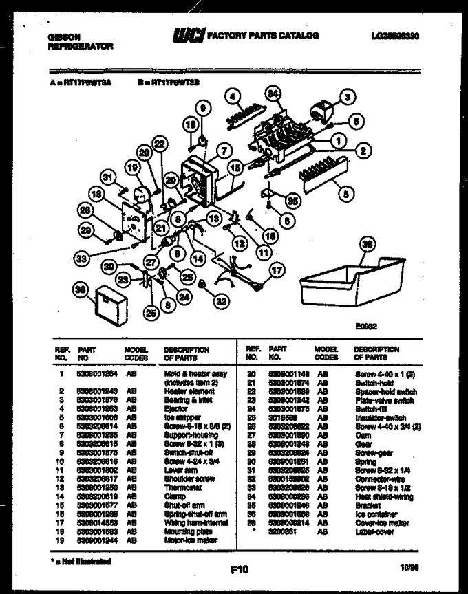 Diagram for RT17F8WT3B