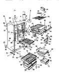 Diagram for 03 - Cabinet, Shelves, Divider, Fan Asse