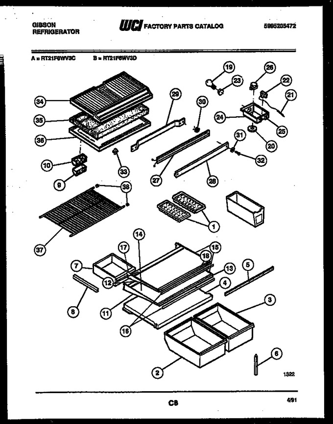 Diagram for RT21F6WV3C