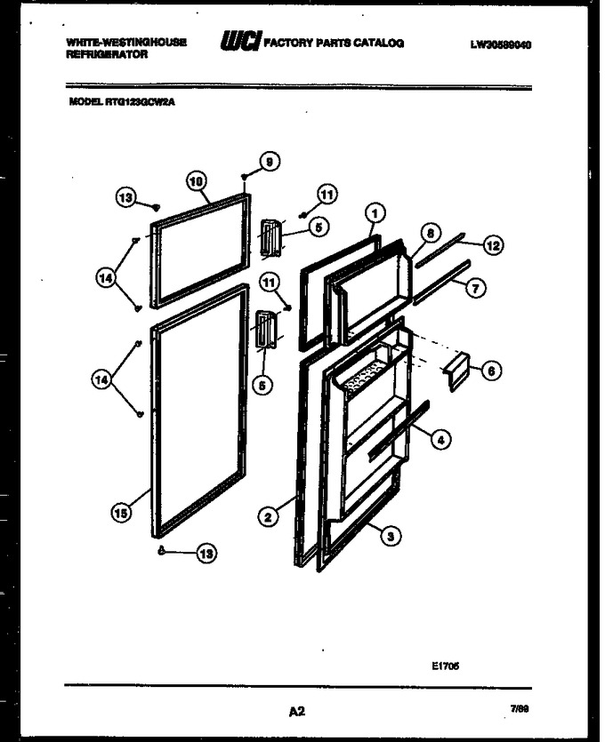 Diagram for RTG123GCW2A