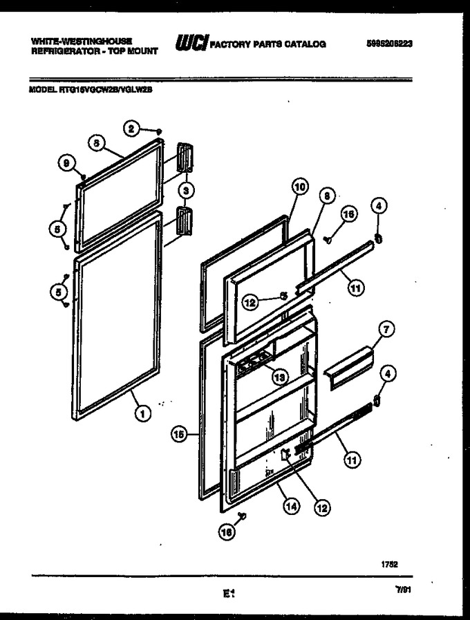 Diagram for RTG15VGLV2B