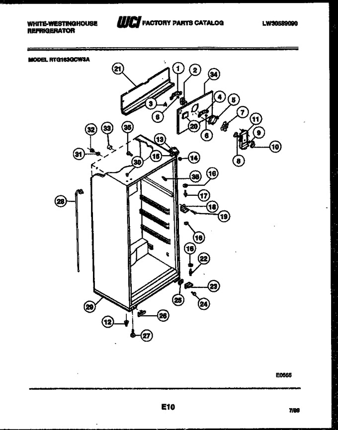 Diagram for RTG163GCV3A