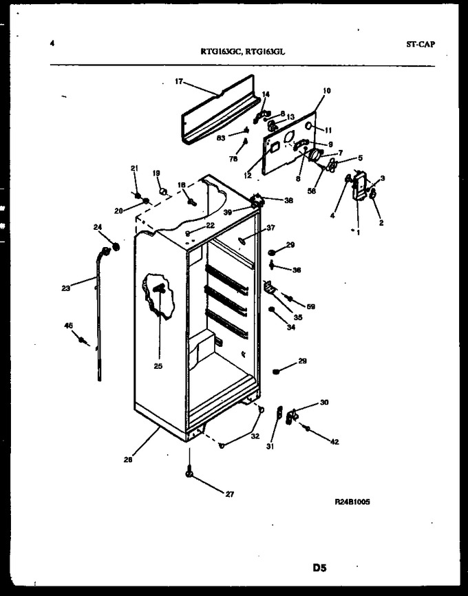 Diagram for RTG163GLW3B