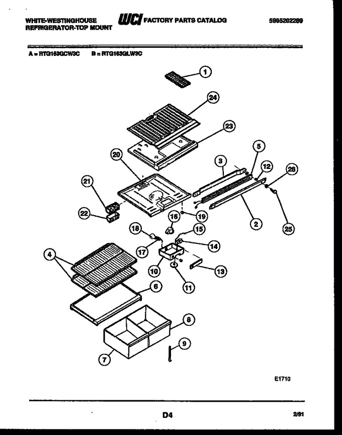 Diagram for RTG163GLV3C