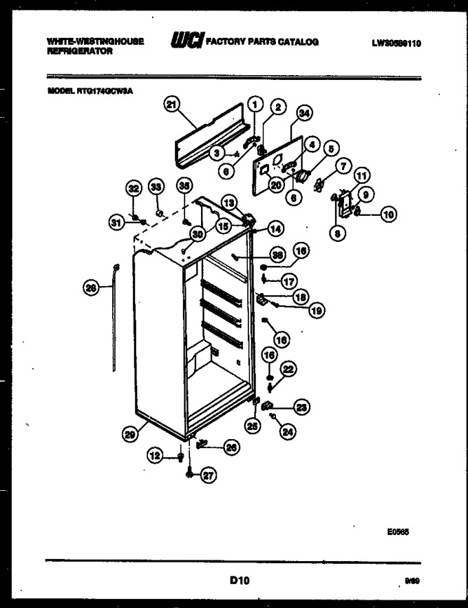 Diagram for RTG174GCV3A