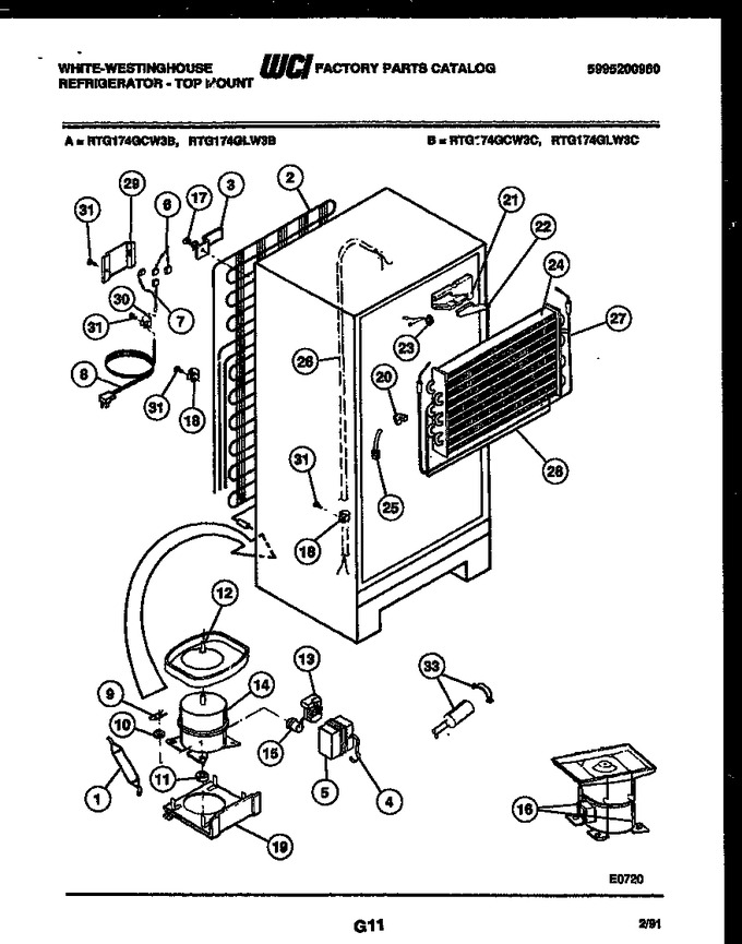 Diagram for RTG174GLV3C