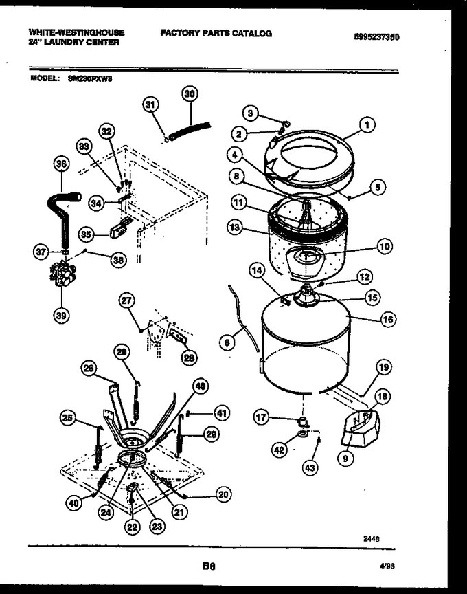 Diagram for SM230PXW3