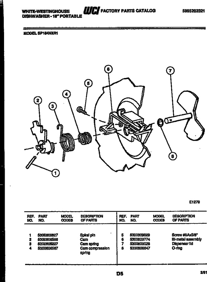 Diagram for SP184NXR1