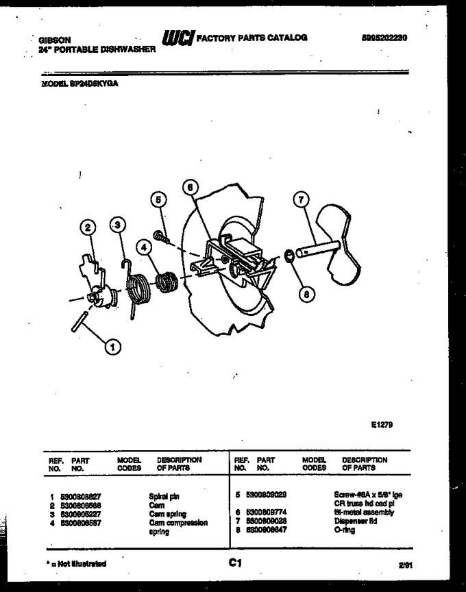 Diagram for SP24D5KYGA