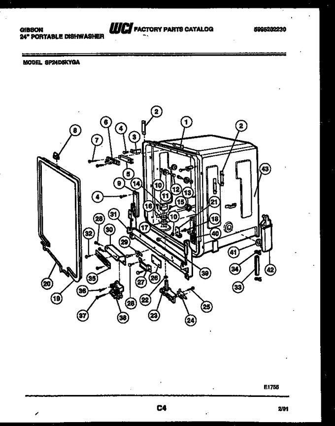 Diagram for SP24D5KYGA