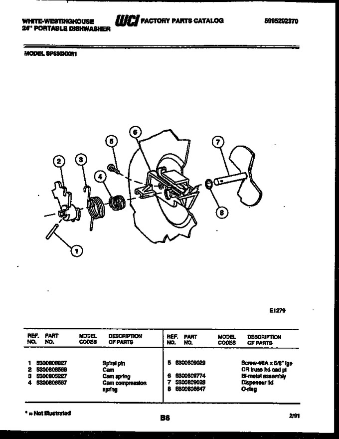 Diagram for SP550NXR1