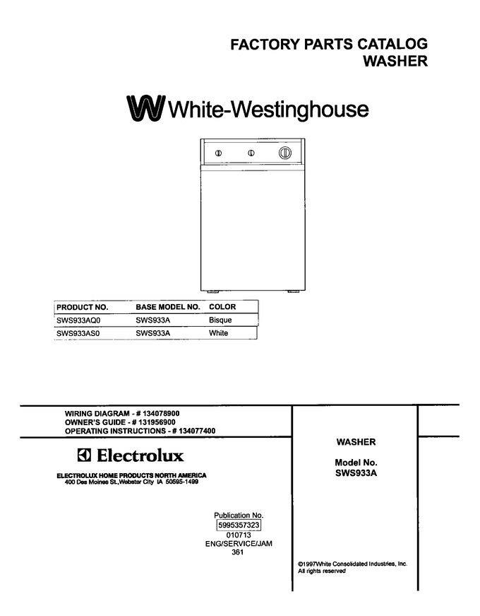 Diagram for SWS933AS0