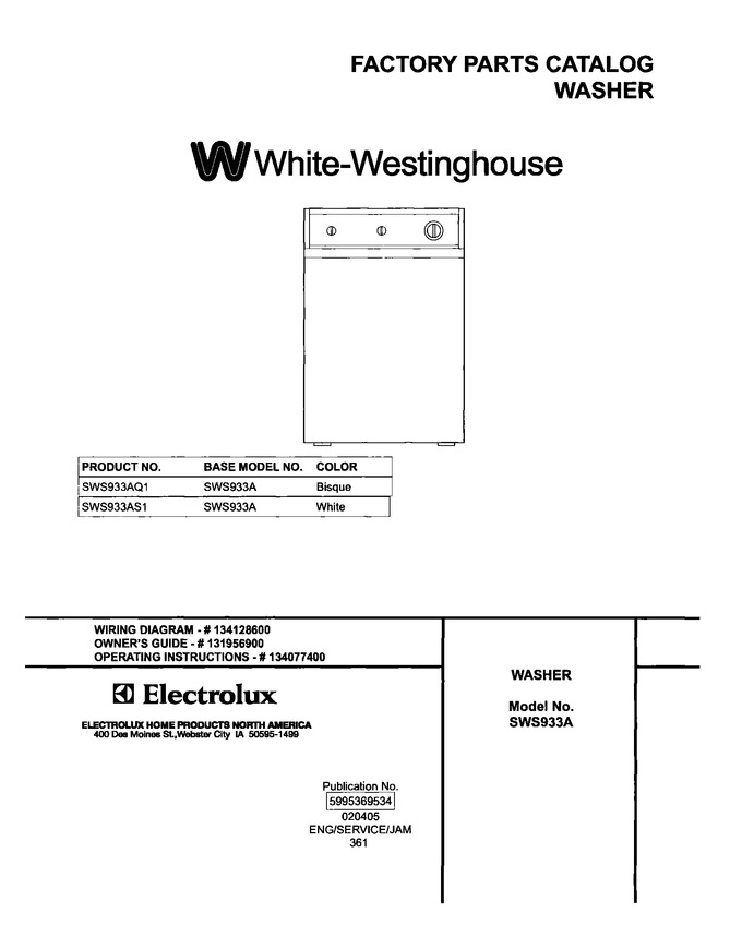 Diagram for SWS933AQ1