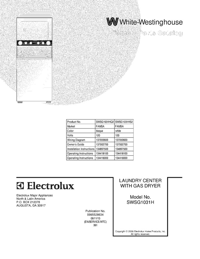 Diagram for SWSG1031HQ2