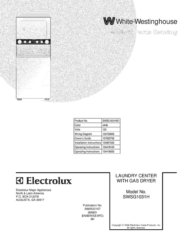 Diagram for SWSG1031HS1