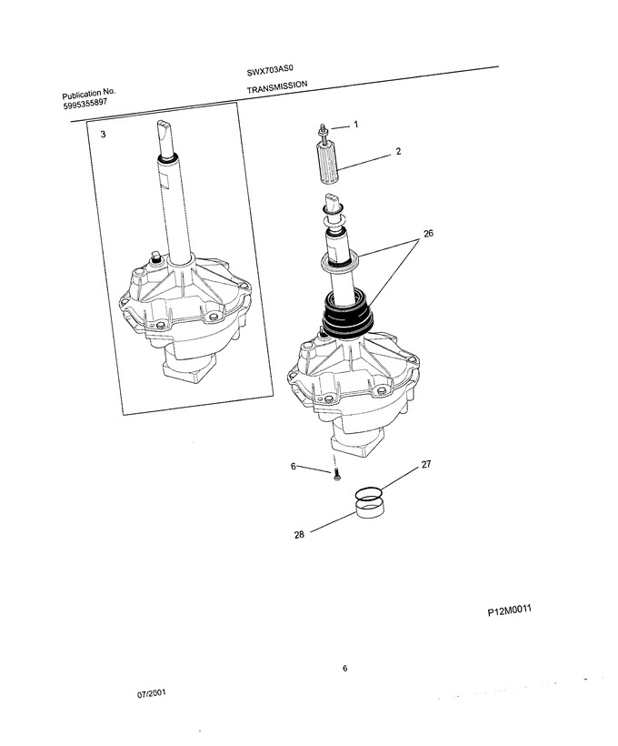 Diagram for SWX703AS0