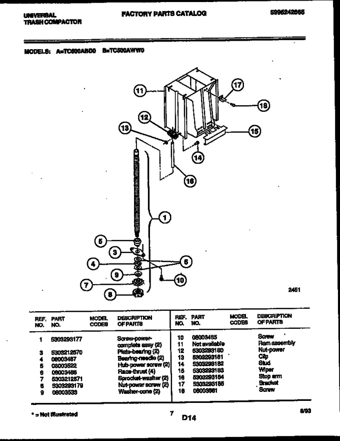 Diagram for TC500AWW0